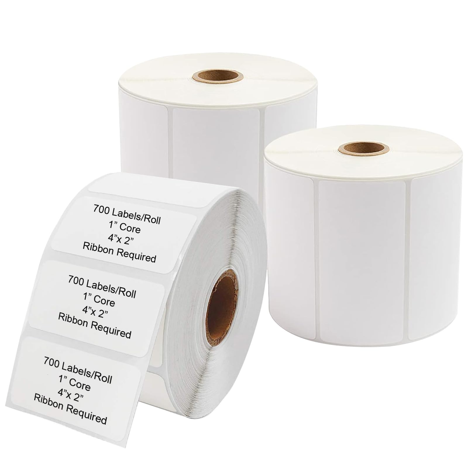 Amazon.com: 4 x 2 Inches Desktop Thermal Transfer Labels, Thermal